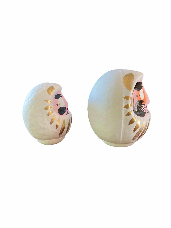 12cm Japanese Daruma Doll - White