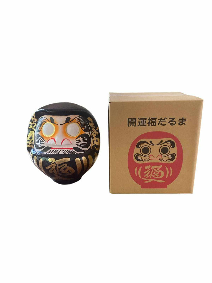 24cm Japanese Daruma Doll - Black