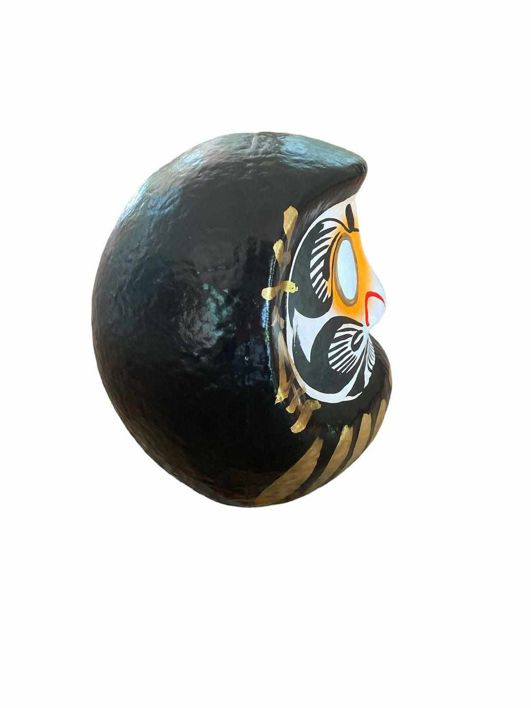 24cm Japanese Daruma Doll - Black