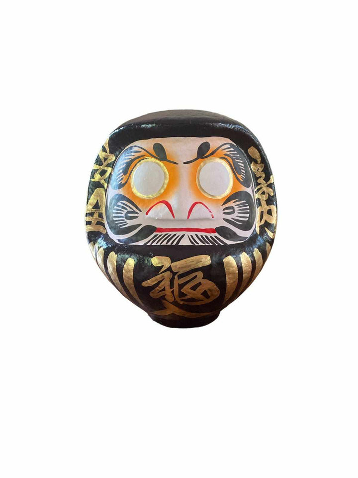 24cm Japanese Daruma Doll - Black