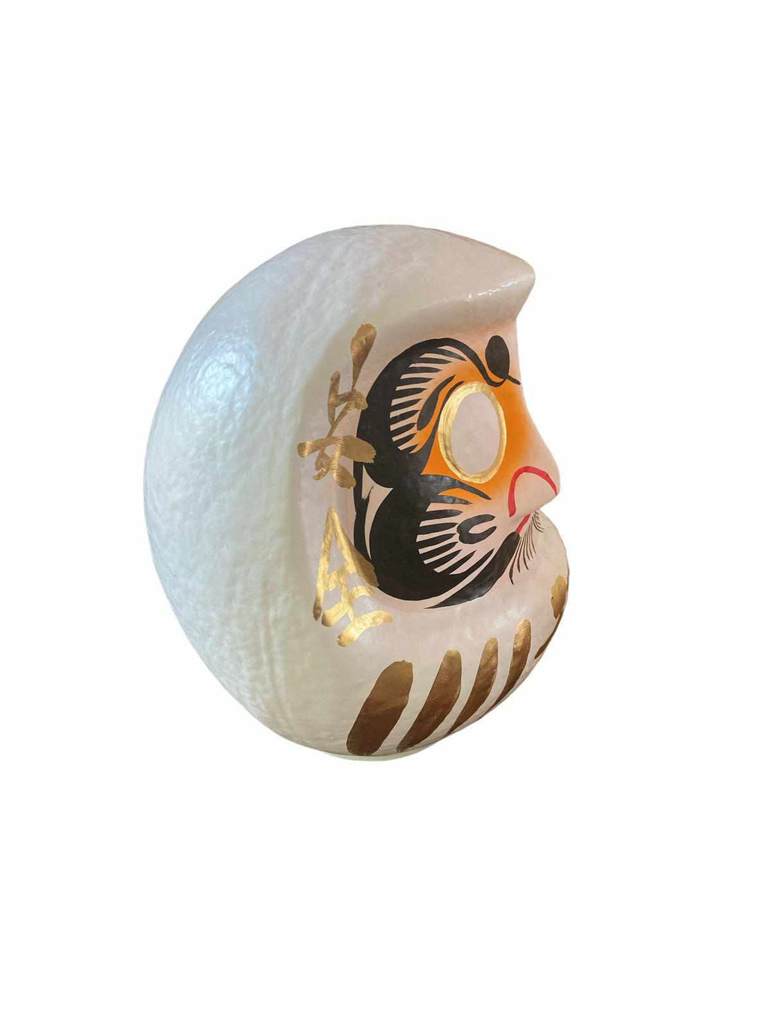 24cm Japanese Daruma Doll - White
