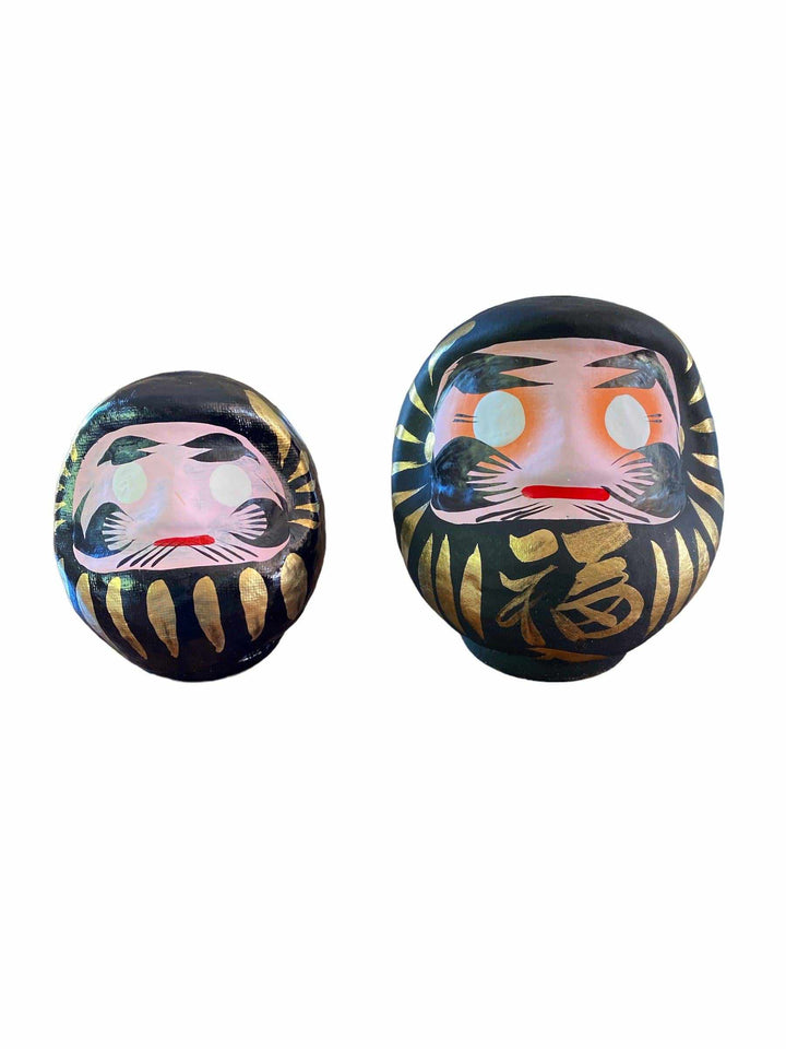 9cm Japanese Daruma Doll - Black