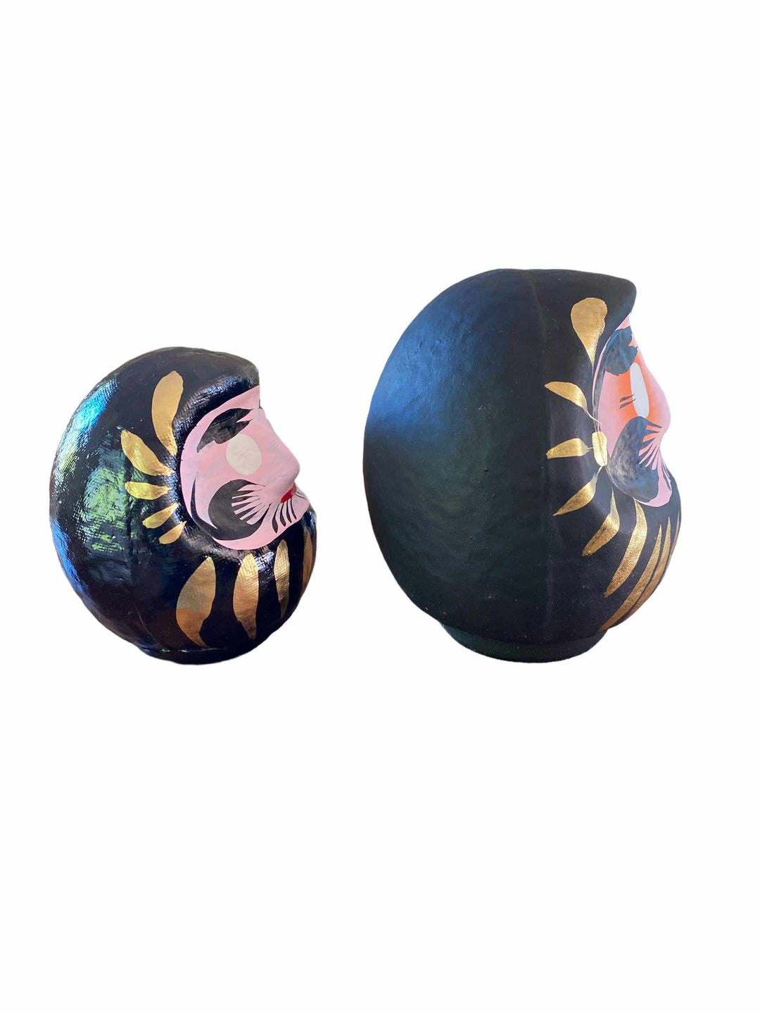 9cm Japanese Daruma Doll - Black
