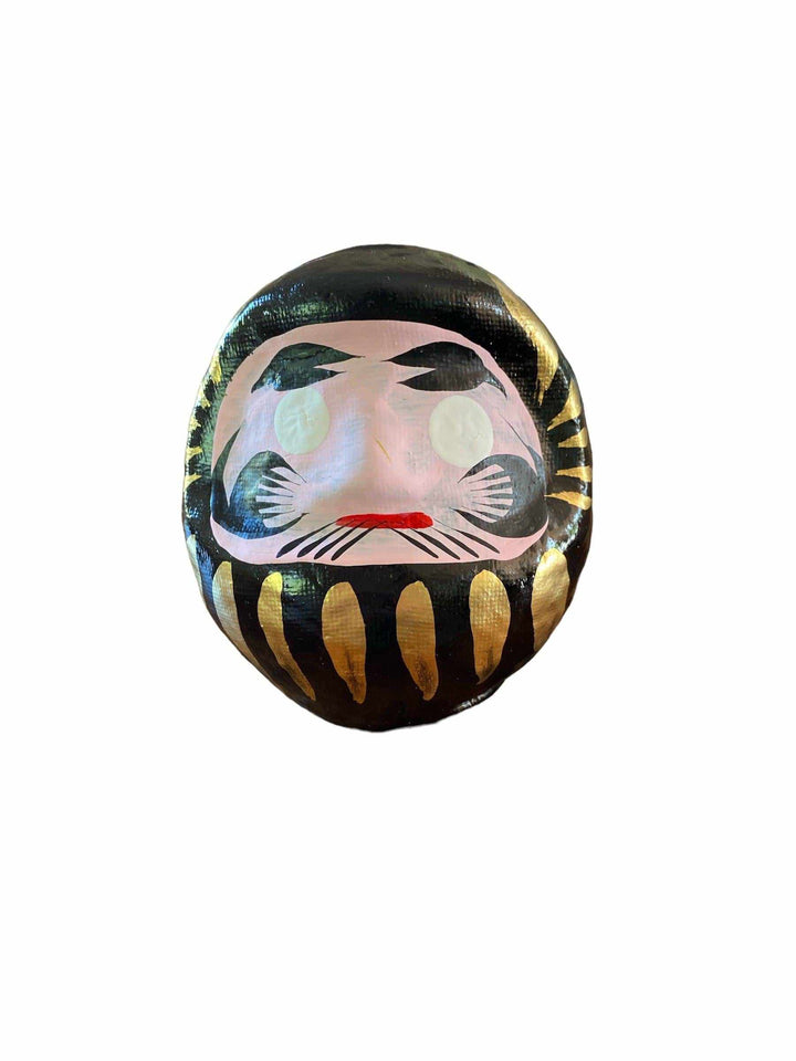 9cm Japanese Daruma Doll - Black
