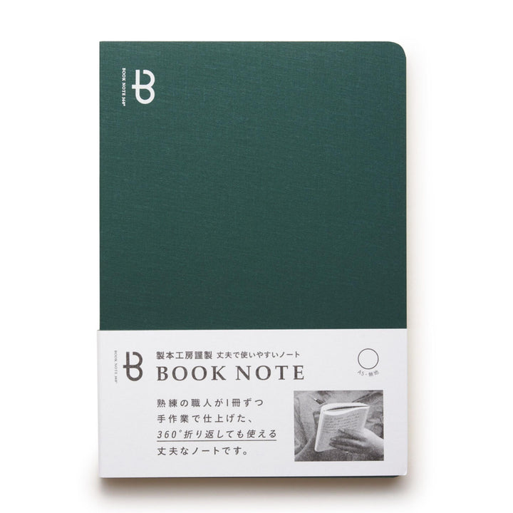 BOOK NOTE 360 Gridded Notebook - Green