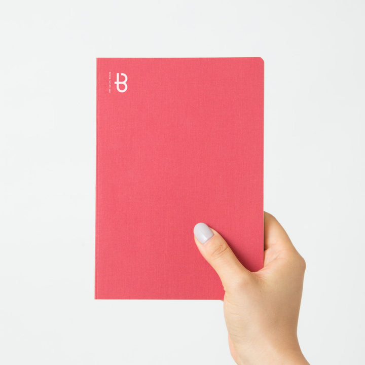 BOOK NOTE 360 Gridded Notebook - Red