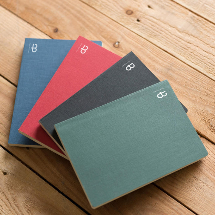 BOOK NOTE 360 Gridded Notebook - Red