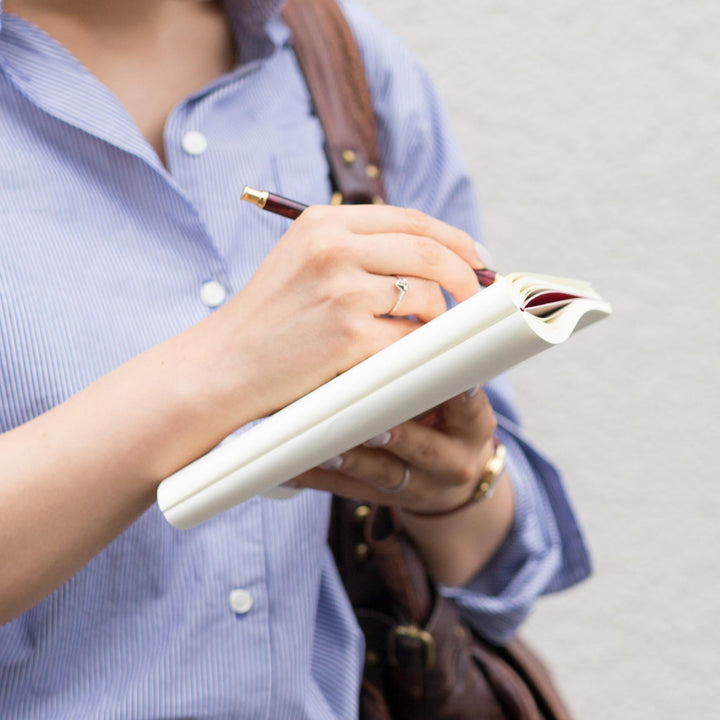 BOOK NOTE 360 Gridded Notebook - Red