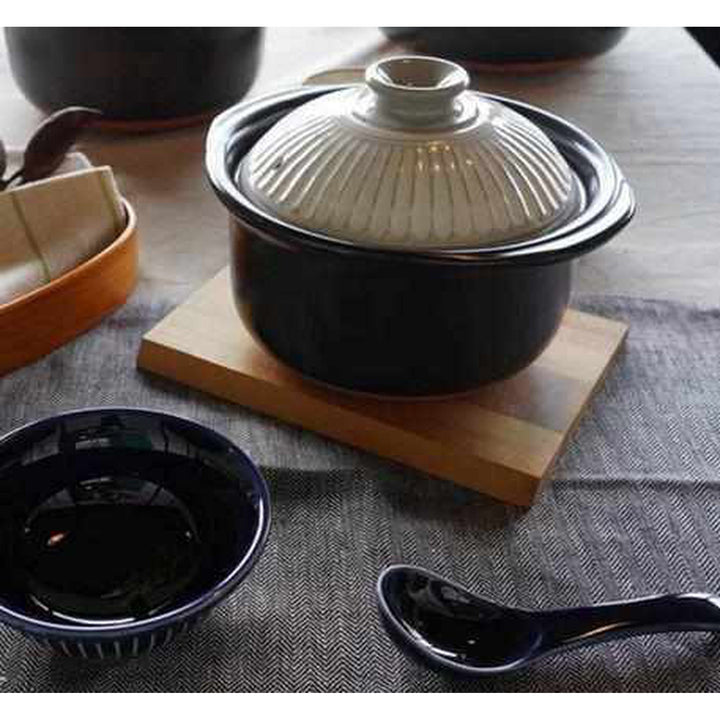 GINPO Kikka Rice Bowl & Spoon Set (White)