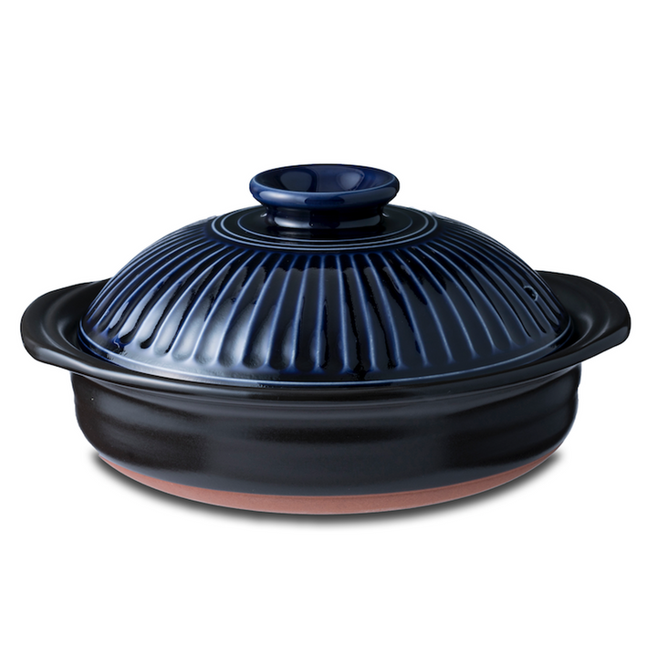 Ginpo Kikka Donabe/Casserole (Blue)  - Serves 1-2