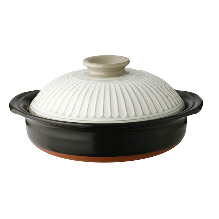 Ginpo Kikka Donabe/Casserole (White)  - Serves 2-3