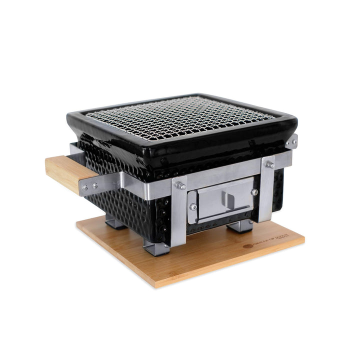 GOJ Compact Shichirin Grill Charcoal Starter Combo - Kuro