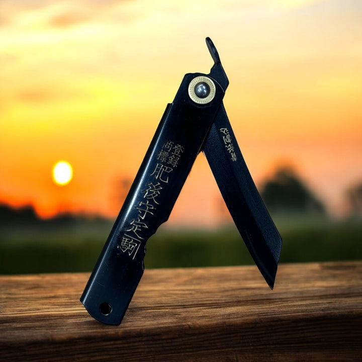All Black Oxidised Higonokami Pocket Knife