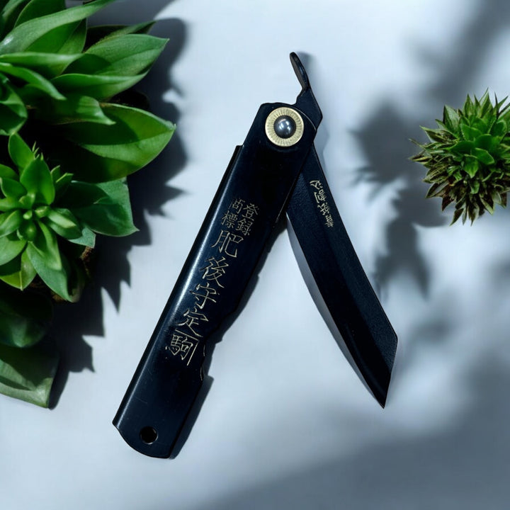 All Black Oxidised Higonokami Pocket Knife