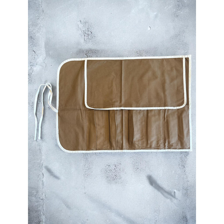 Cotton Knife Roll Bag - Large/6 Knives
