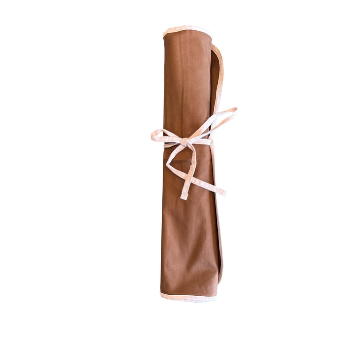Cotton Knife Roll Bag - Large/6 Knives