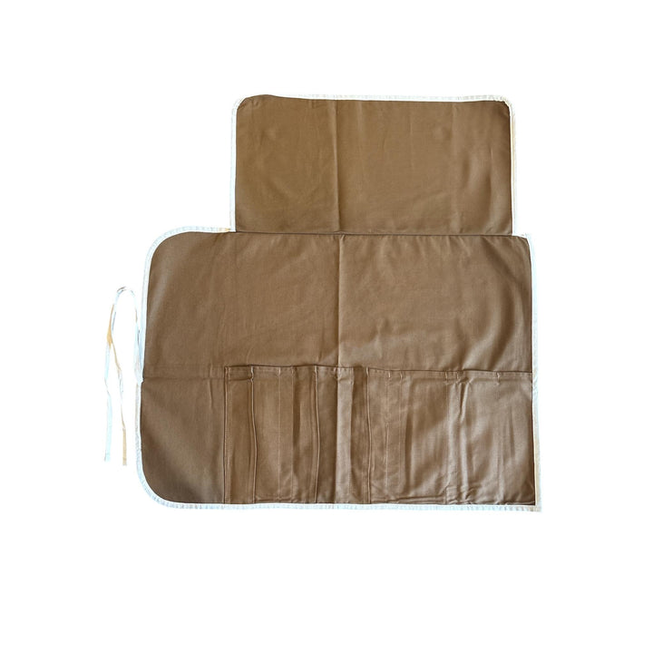 Cotton Knife Roll Bag - Large/6 Knives