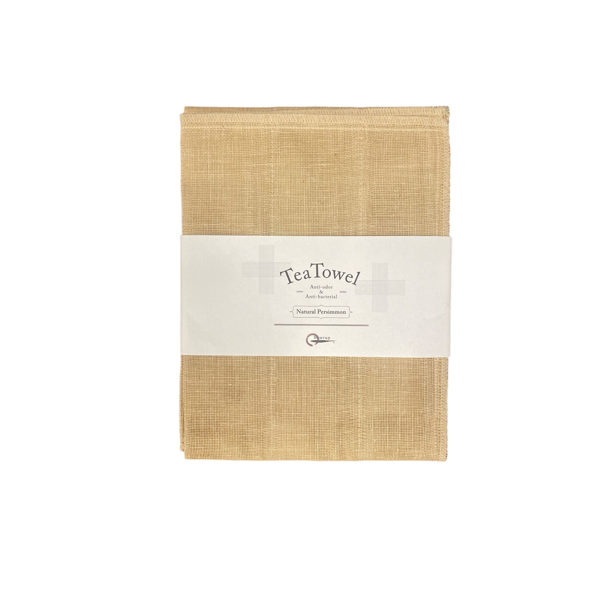 Natural Tea Towel - Persimmon – Setamono Japanese Homeware 