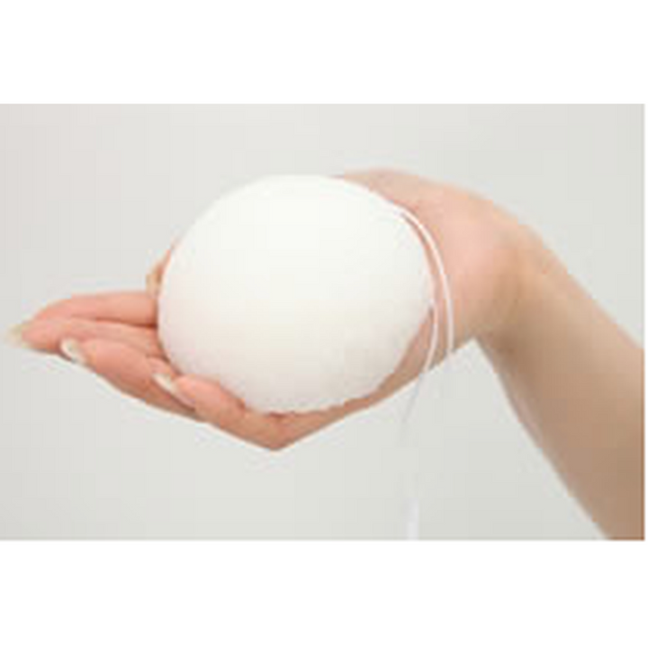 Organic Konjac Sponge KOMACHI: White
