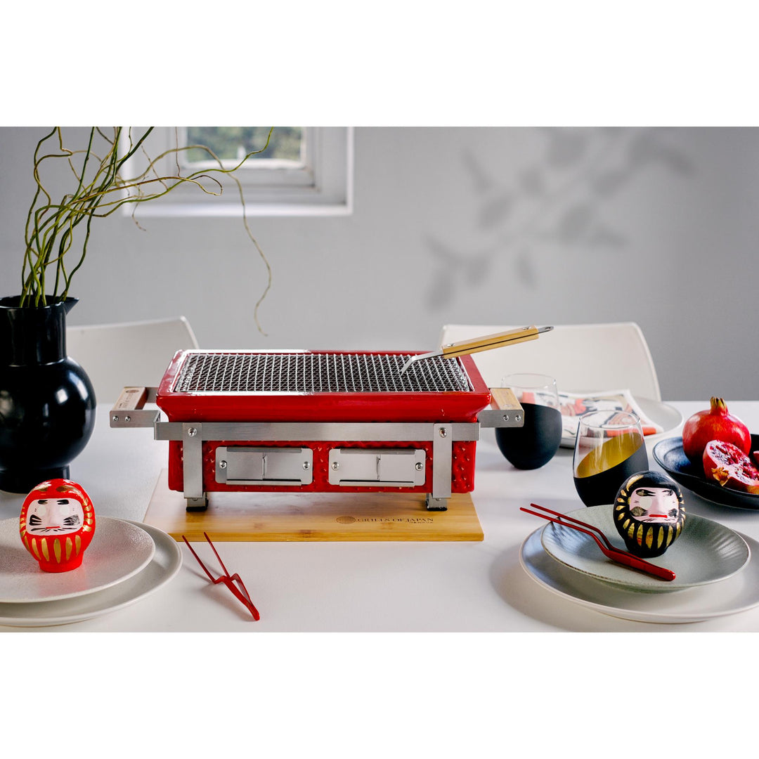 GOJ Shichirin Grill Charcoal Starter Combo - Aka