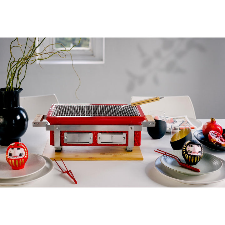 GOJ Shichirin Grill Charcoal Starter Combo - Aka
