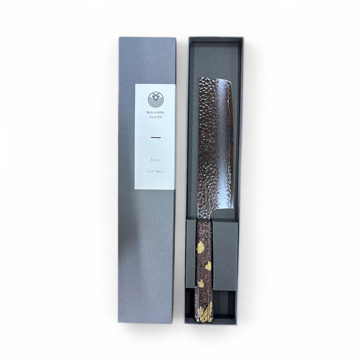 SHIUN Nakiri Knife 17.5cm - Gold Leaf