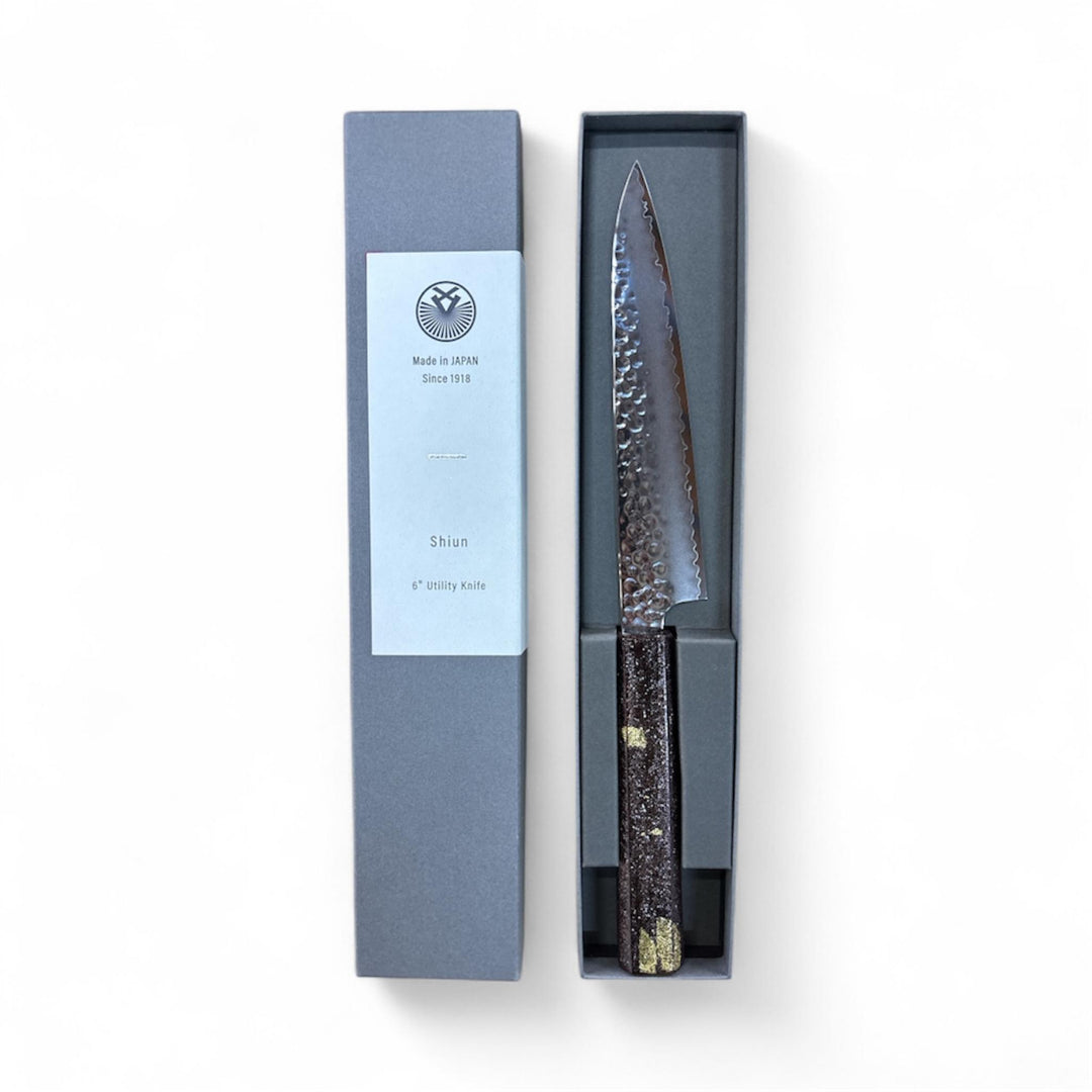 SHIUN Utility Knife 15cm - Gold Leaf