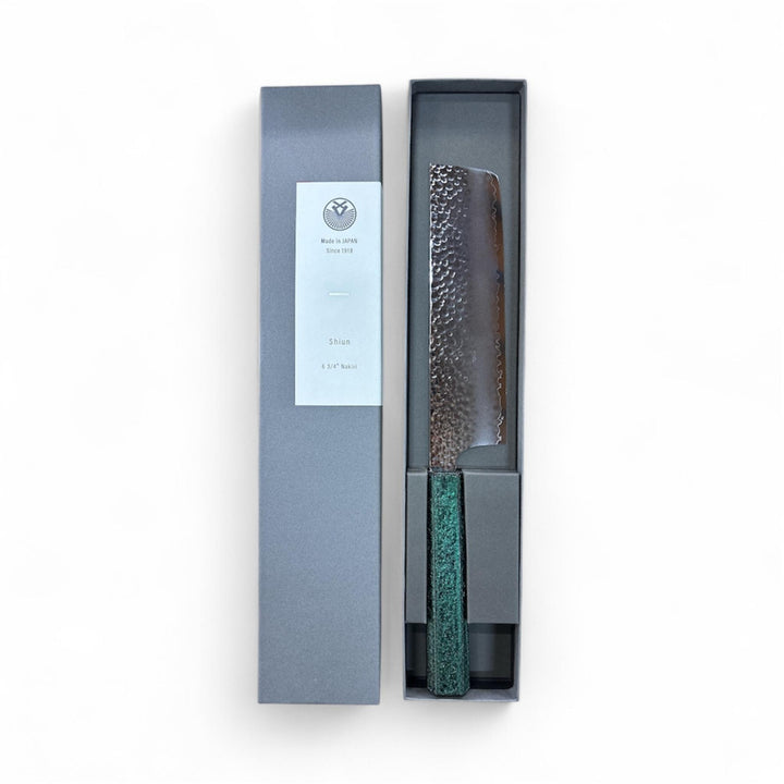 SHIUN Nakiri Knife 17.5cm - Green