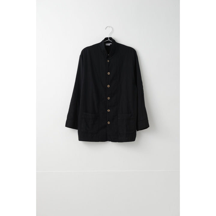 2 Layered Gauze Pyjama Set - Black (SS/S/M/L/LL)