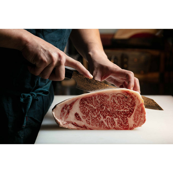 ZUIUN Chefs Knife & Saya (Sheath) - Sujihiki 24cm
