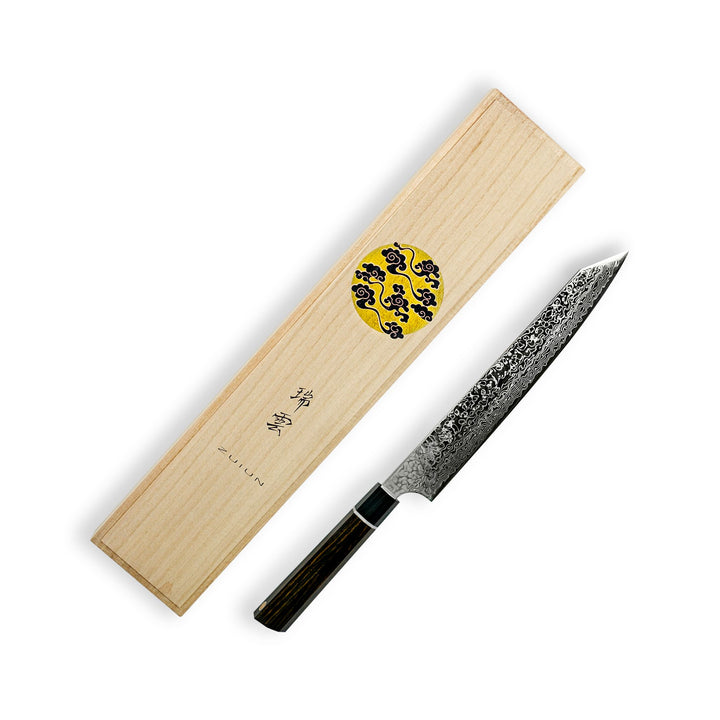 ZUIUN Chefs Knife & Saya (Sheath) - Sujihiki 24cm