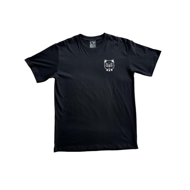 100% Cotton T-Shirt - Maneki-Neko Green