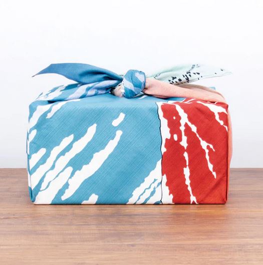 Furoshiki - Fuku Cochae Okame & Hyottoko 48cm