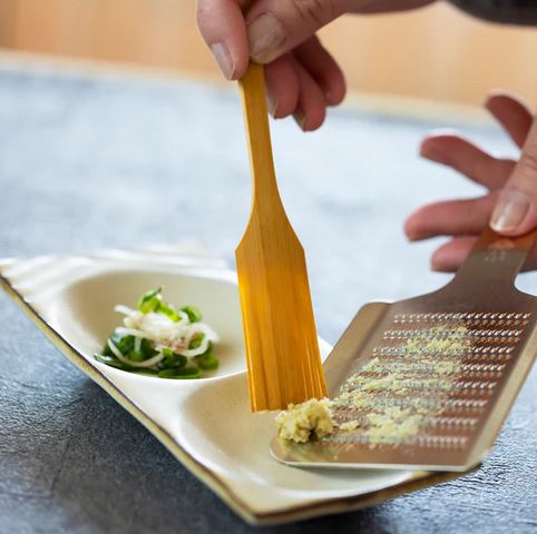 Bamboo Suribachi Flat Brush