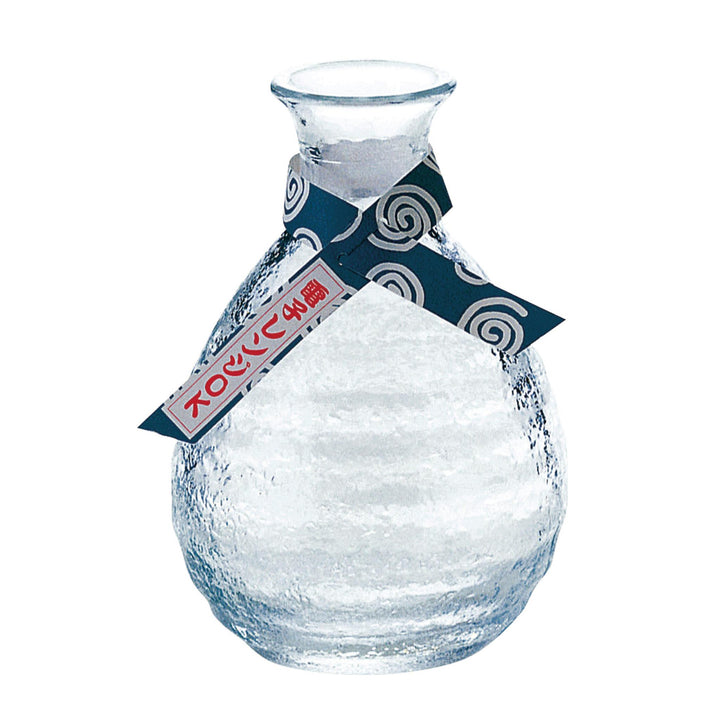 Glass Sake Pourer (220ml) & 2 Sake Cup Set