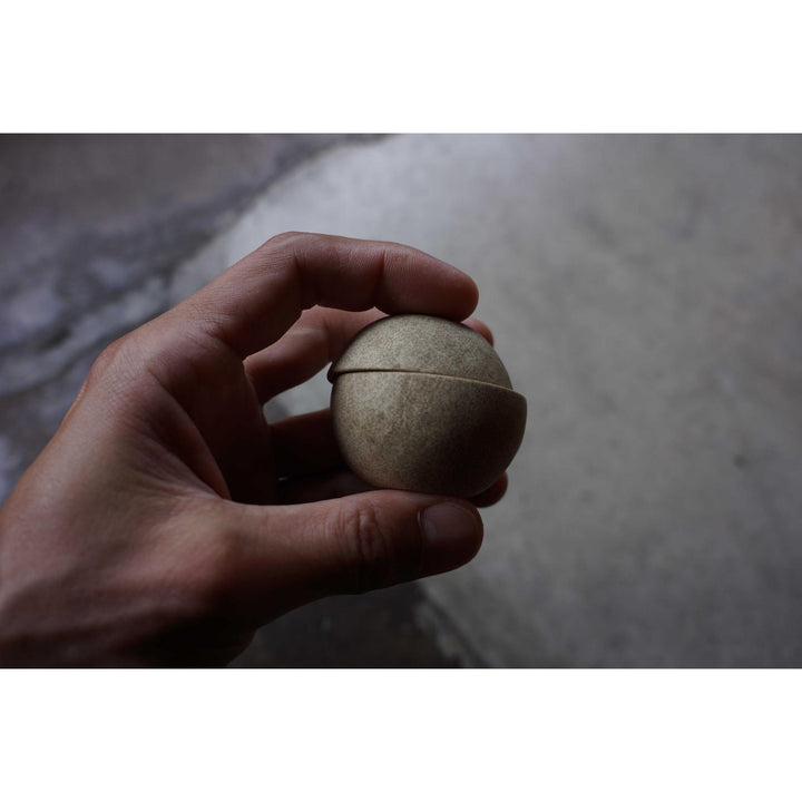HAZE Candle & Incense Stand - Small Golden Yellow Ball