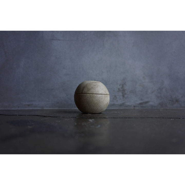 HAZE Candle & Incense Stand - Small Golden Yellow Ball