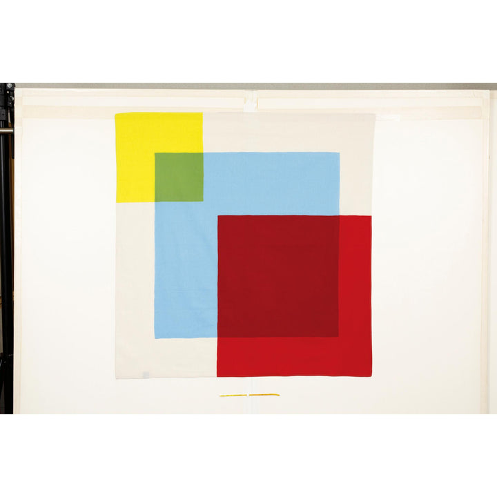 Furoshiki - Organic Cotton Red Blue Square 100cm