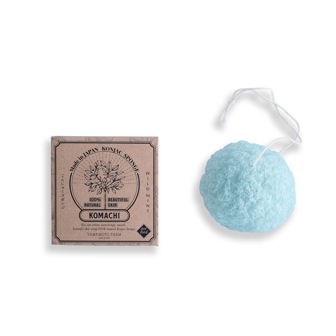 Organic Konjac Sponge KOMACHI: Wild Mint