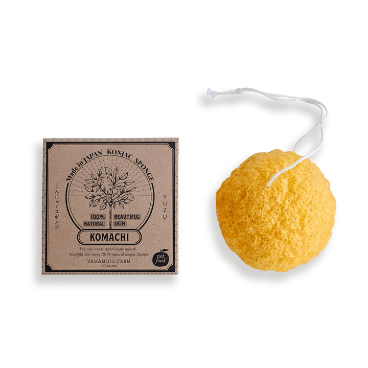 Organic Konjac Sponge KOMACHI: Yuzu