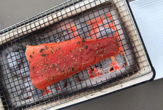 Cured and Grilled Trout