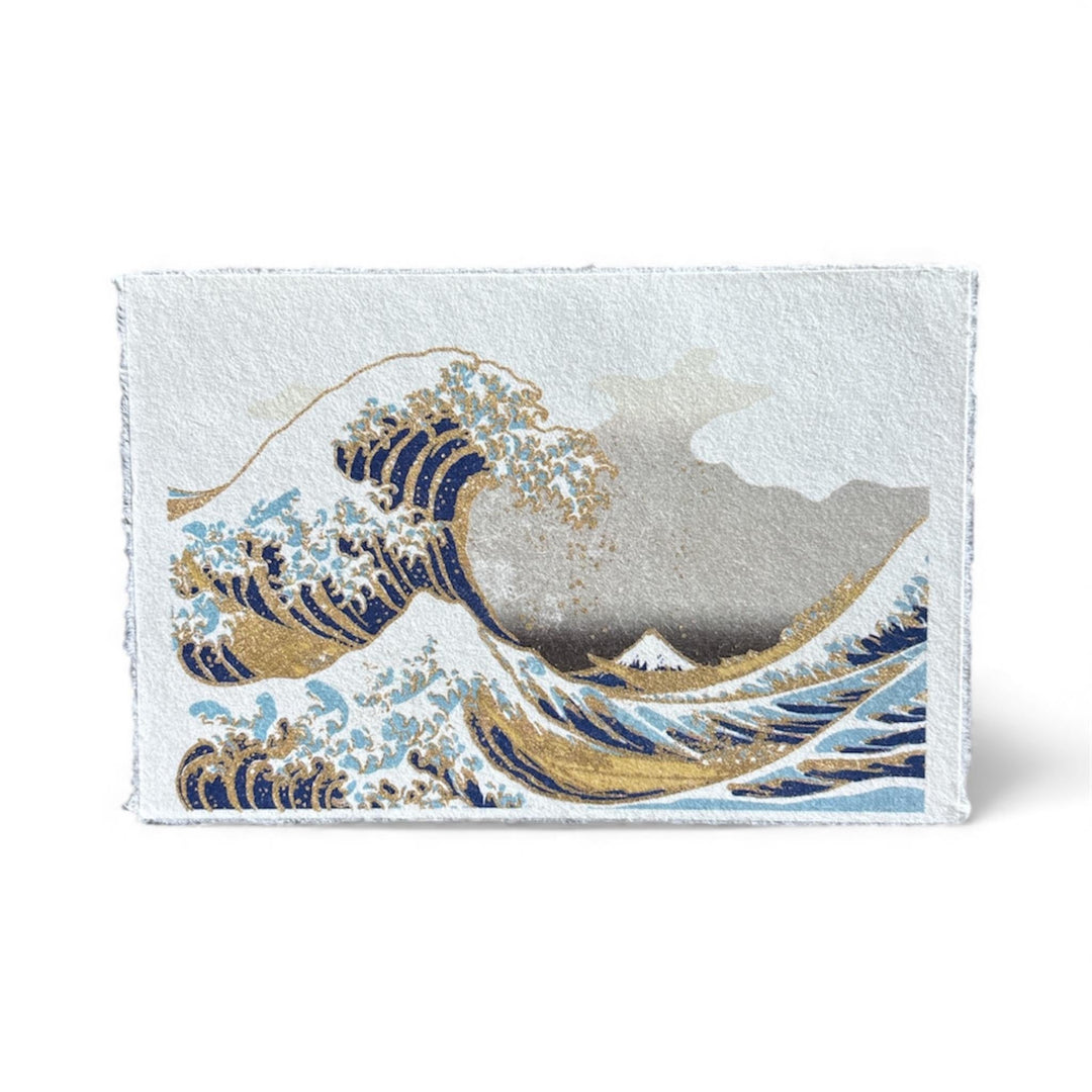 Ikazaki Gilded Washi Note Cards
