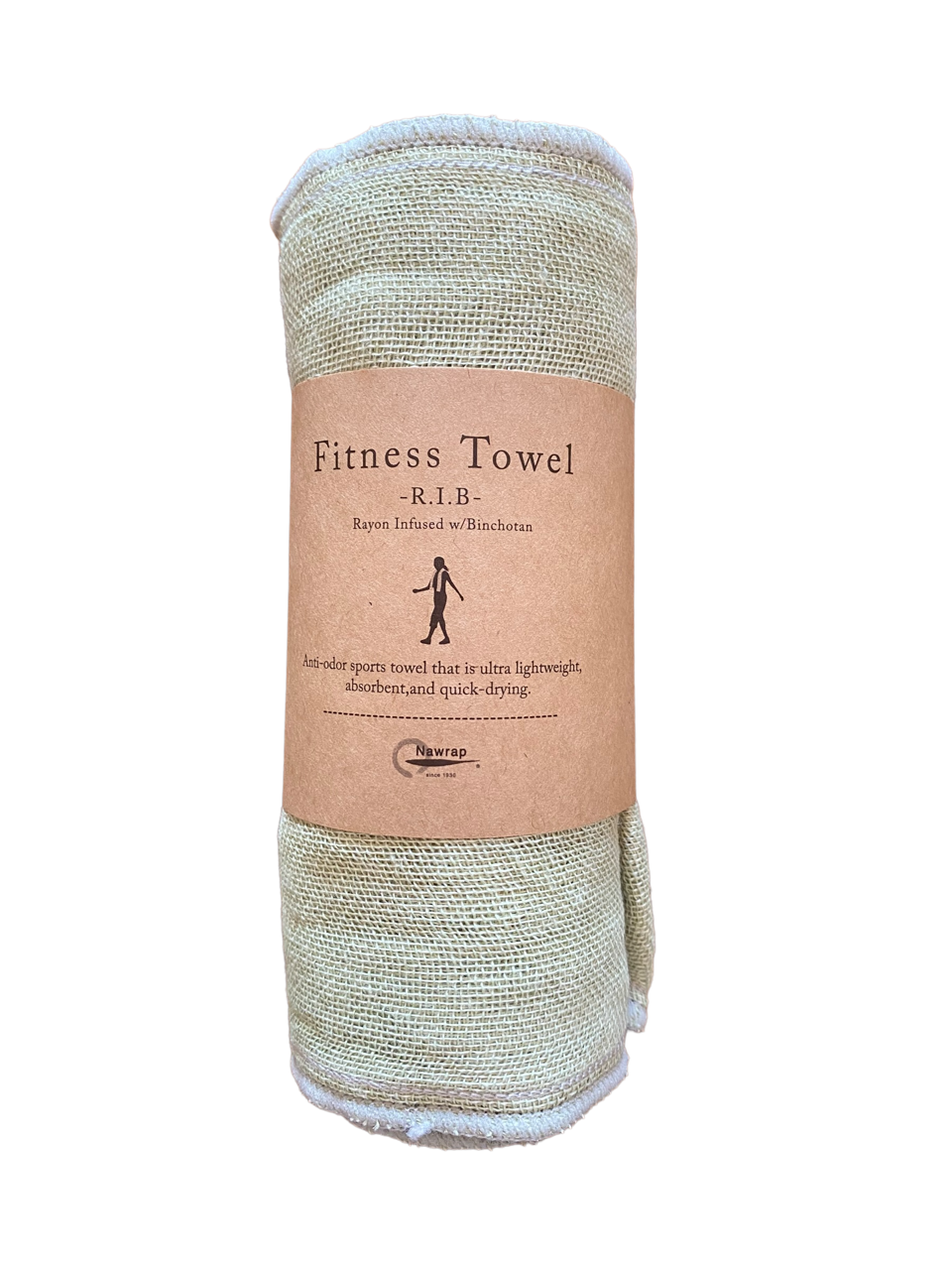 Binchotan Charcoal-Infused Fitness Towel - Pistachio