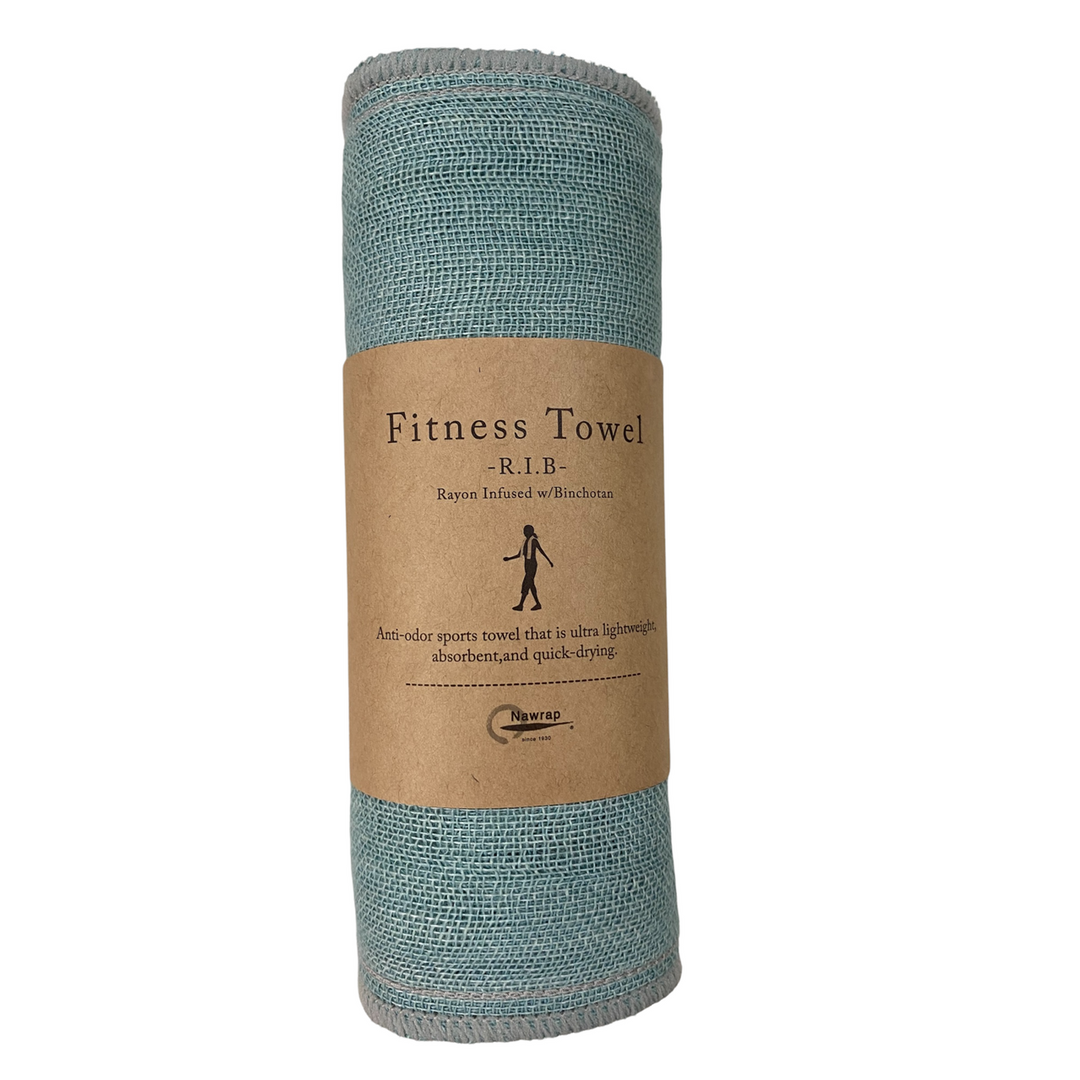 Binchotan Charcoal-Infused Fitness Towel - Turquoise