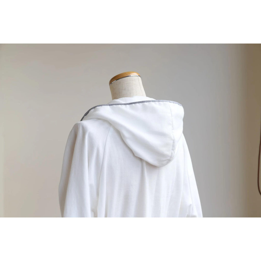 * PRE-ORDER * Chambre de D KYOTO 3 Layered Gauze Hooded Robe (M/L)