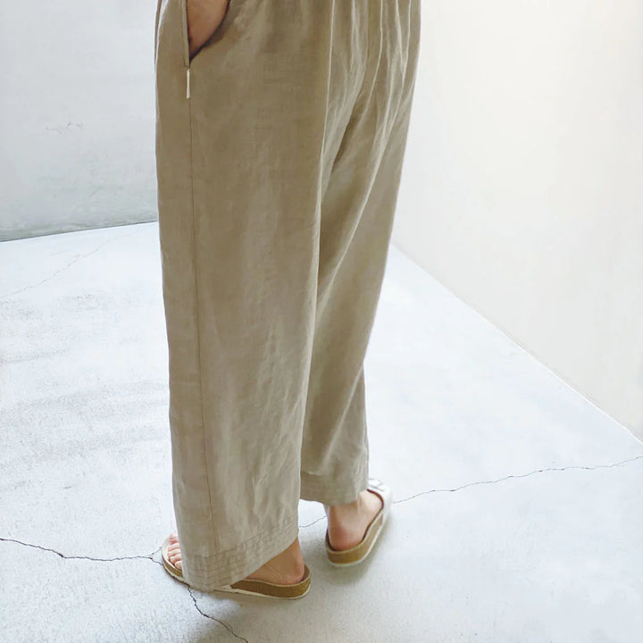 * PRE-ORDER * Chambre de D KYOTO Linen Long Pants (One Size)