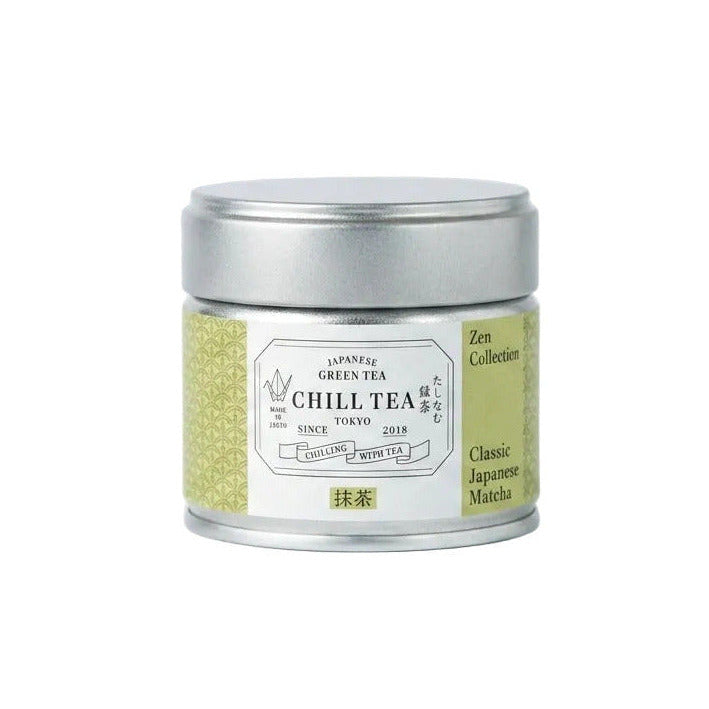 CHILL Tea Classic Japanese Matcha – Ceremonial Grade 30g
