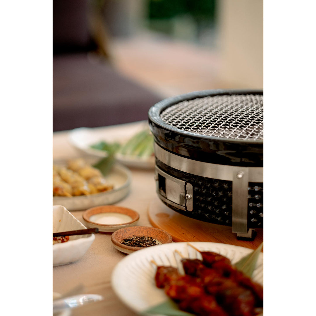 GOJ 2-In-1 Teppanyaki & Hibachi Grill Starter Combo - Aka