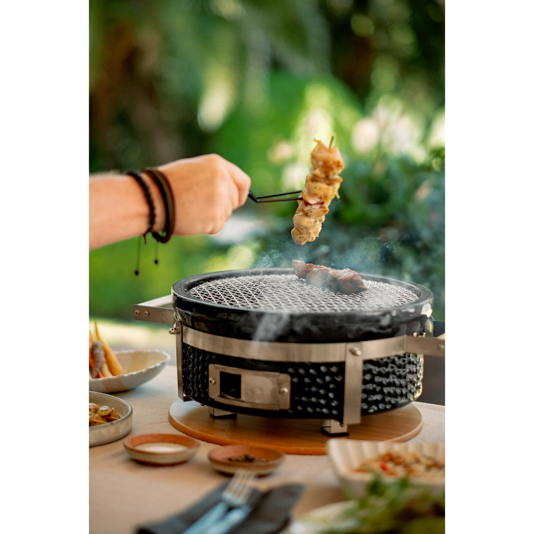 GOJ 2-In-1 Teppanyaki & Hibachi Grill Starter Combo - Aka