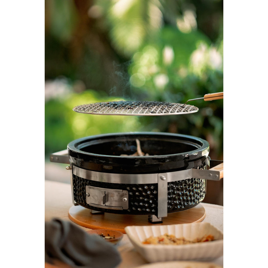 GOJ 2-In-1 Teppanyaki & Hibachi Grill Starter Combo - Aka
